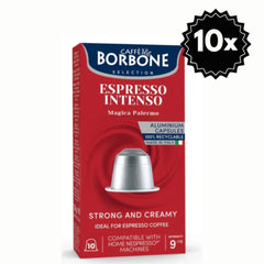 100 Cápsulas para Nespresso Borbone Espresso Intenso