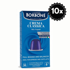 100 Cápsulas para Nespresso Borbone Crema Classica