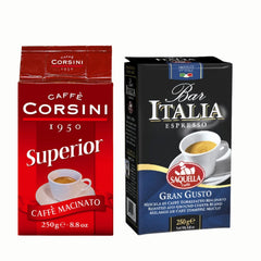 Café Saquella Molido Gran Gusto + Corsini Superior