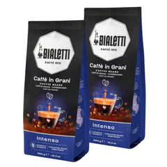 2X - Café en Grano Bialetti Intenso 1kg