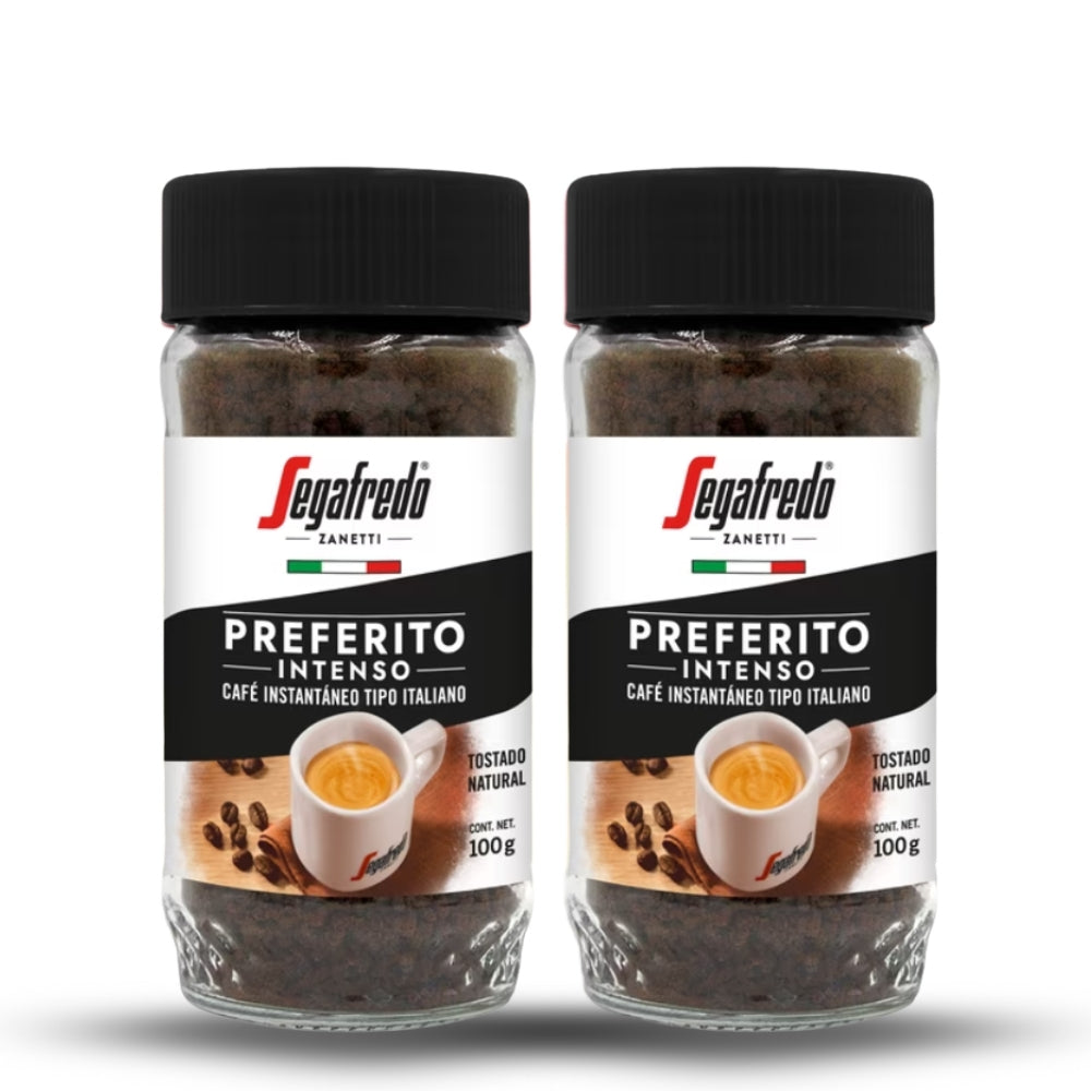 2x - Segafredo Instantáneo Preferito Intenso 100grs