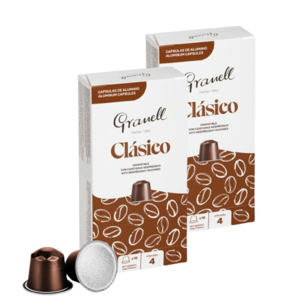 2X - Café Granell Classico Cápsulas para Nespresso
