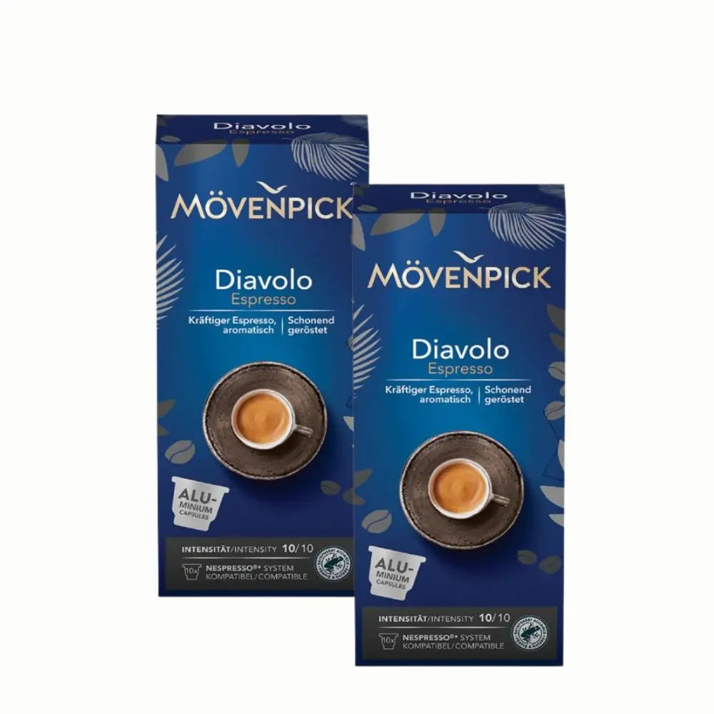 2X - Movenpick Diavolo cápsulas para Nespresso®