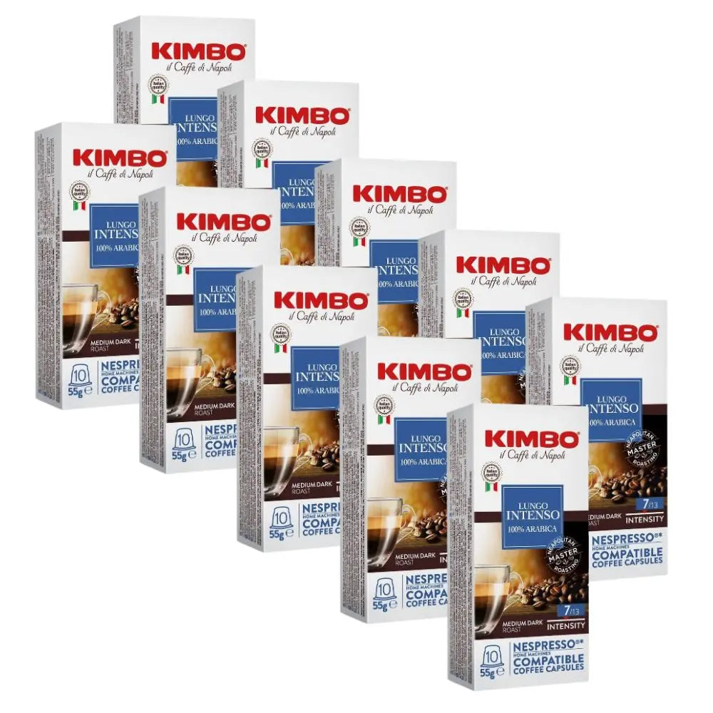 100 Cápsulas de Café Lungo Kimbo
