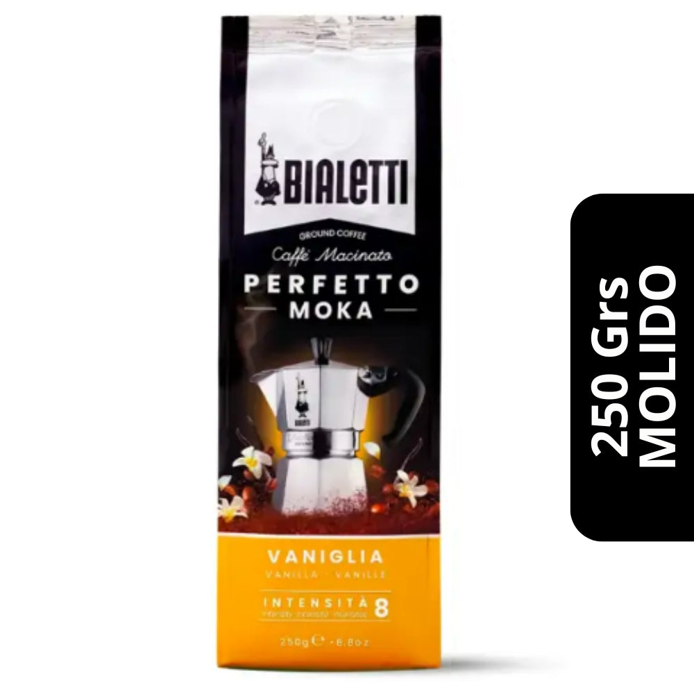 Café Molido Bialetti Perfetto Moka Vainilla 250grs