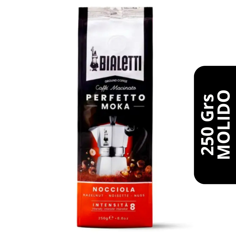 Café Molido Bialetti Perfetto Moka Avellana 250grs