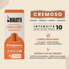 Café Bialetti Cremoso cápsulas para Nespresso
