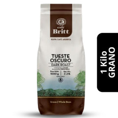 Café Britt Tueste Oscuro 100% Arábica 1Kg