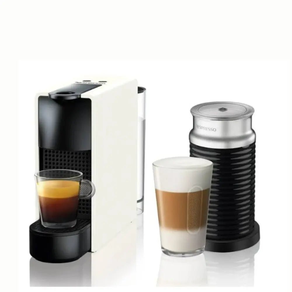 Cafetera Nespresso Essenza Mini Single White + Aeroccino 3