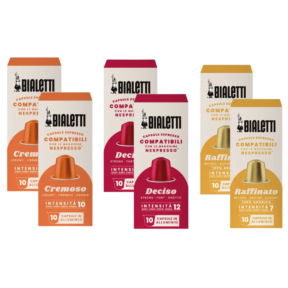 Mix 60 Cápsulas Bialetti para Nespresso