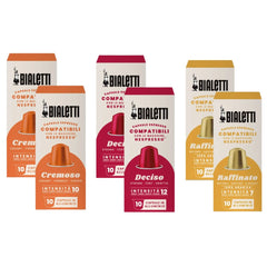 Mix 60 Cápsulas Bialetti para Nespresso
