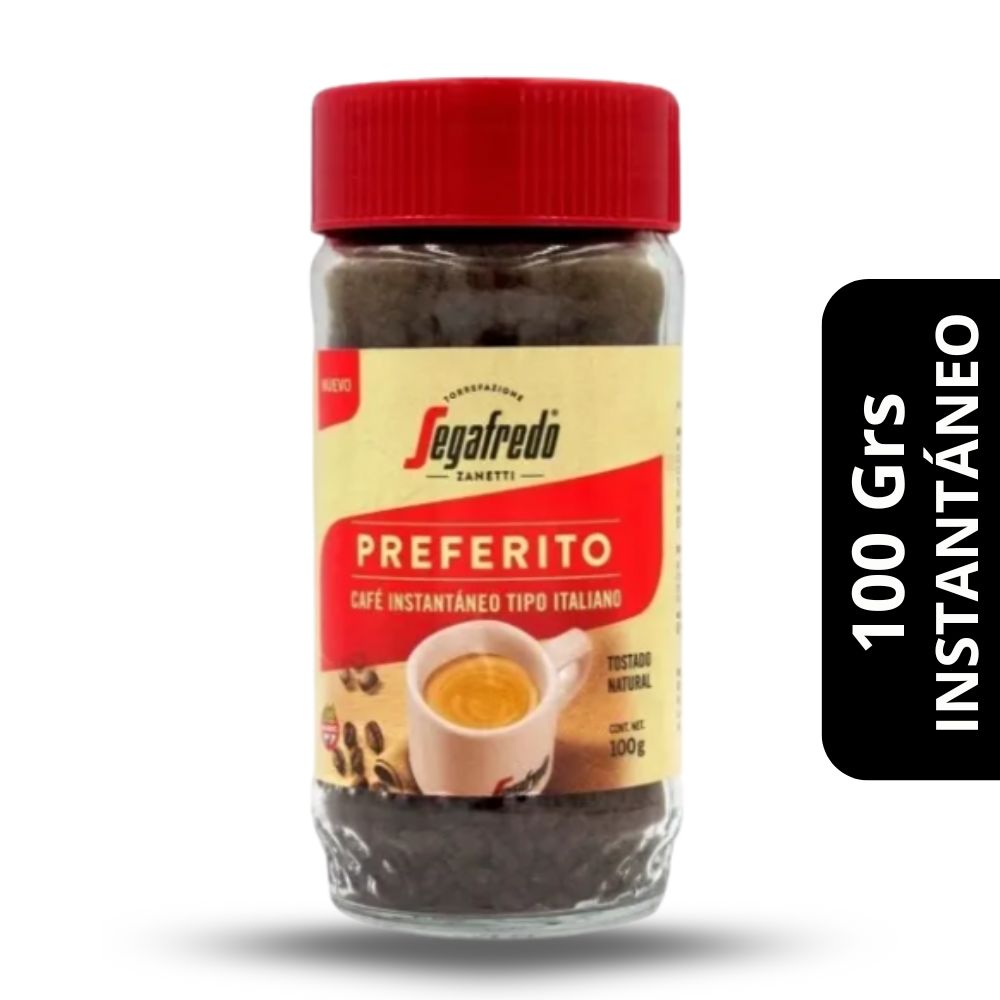 Café Instantáneo Segafredo Preferito 100grs