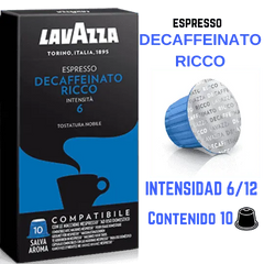 Lavazza Decaffeinato Ricco cápsulas Nespresso®