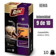 Rene Kenia cápsulas Nespresso® - CoffeeLovers Capsulas Nespresso