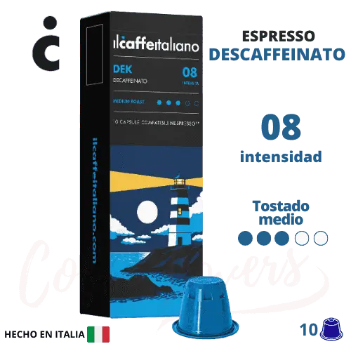 ilcaffeitaliano descafeinado cápsulas nespresso