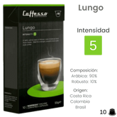 Caffesso Lungo compatible cápsulas nespresso® | CoffeeLovers Comprar cápsulas