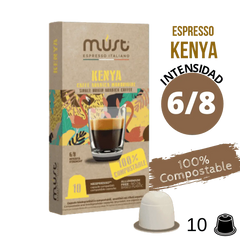 Must Kenya cápsulas compostables Nespresso®