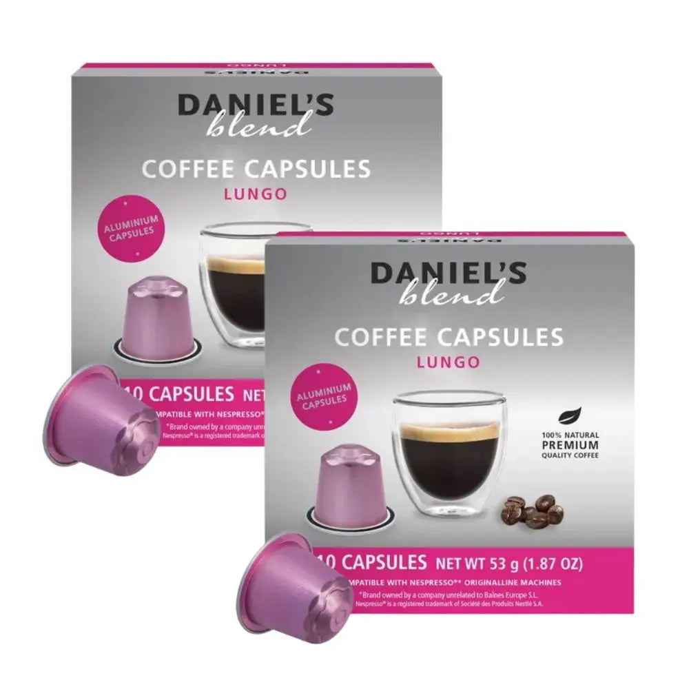 2X - Daniels Lungo cápsulas Nespresso®