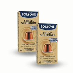 2X - Café Borbone Crema Superiore para Nespresso