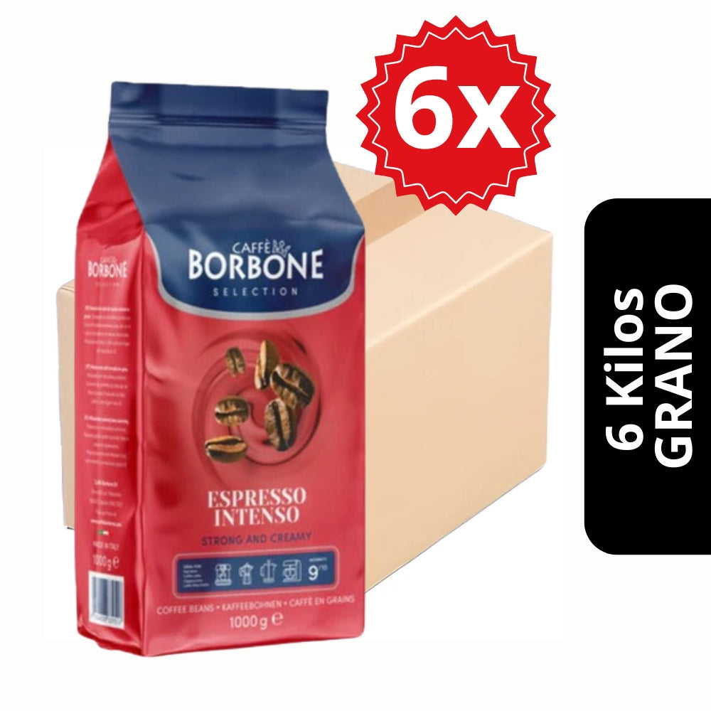 Pack 6kg Café Borbone Intenso Grano