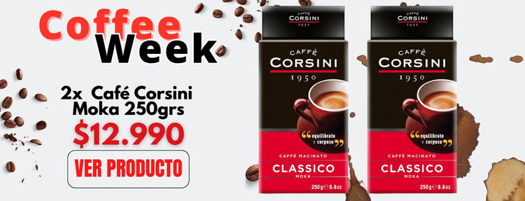 2x Café Molido Corsini Moka Classico