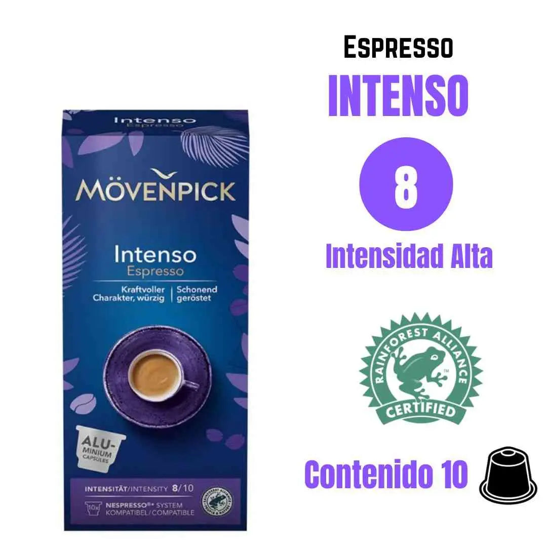 Movenpick Intenso Compatible Nespresso® Cápsulas Café