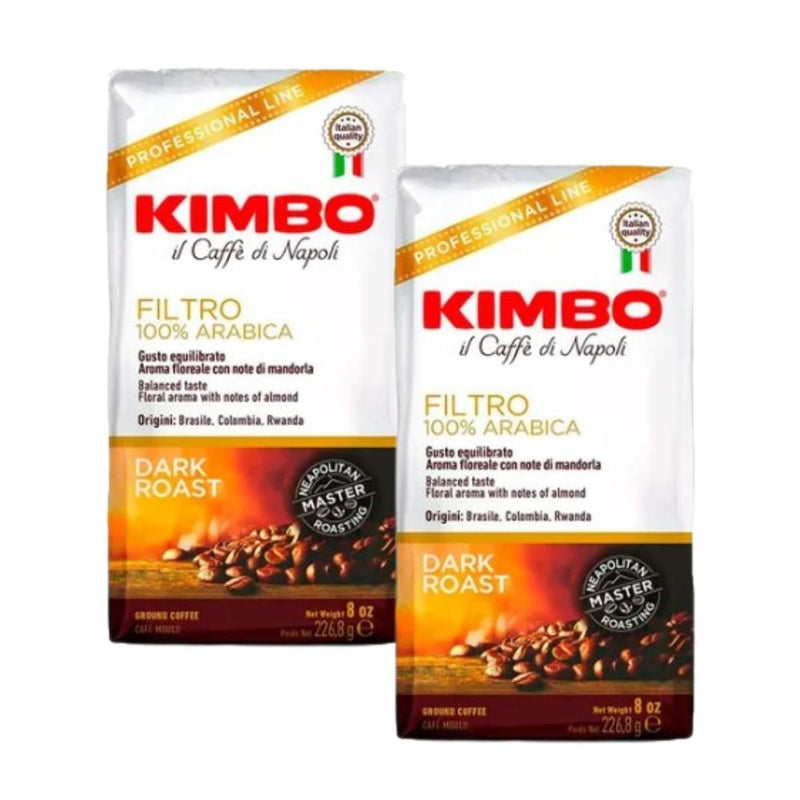 2x - Café Kimbo Filtro 100% Arabica