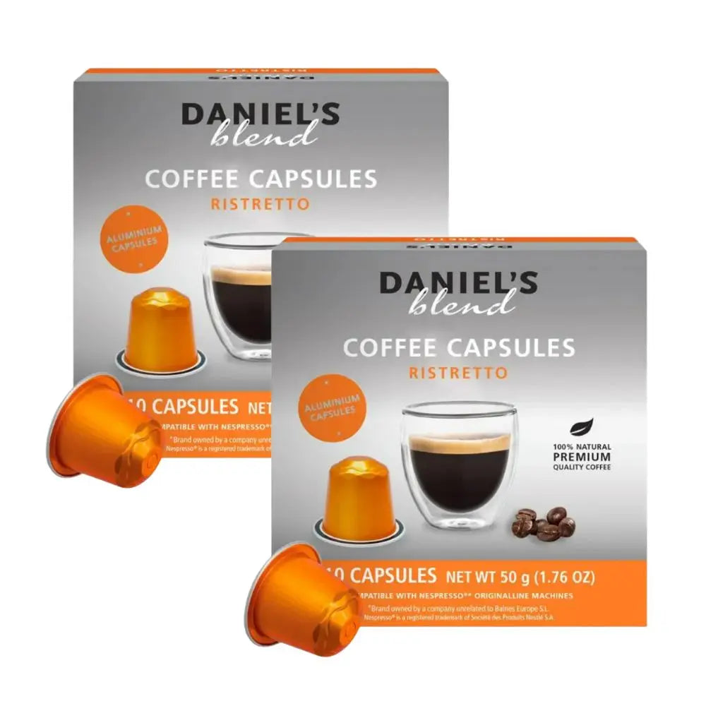 2X - Daniels Ristretto cápsulas Nespresso®
