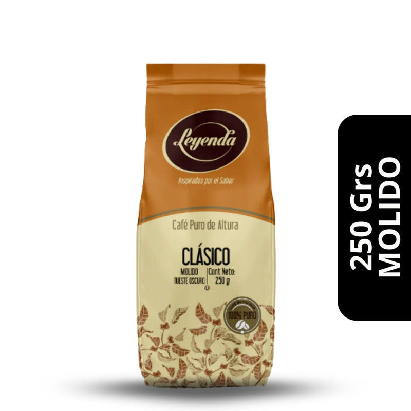 Café Leyenda Puro de Altura Molido 250g by Britt — 100% arábica de altura, tueste medio