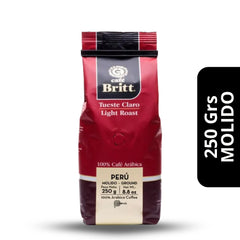 Café Britt Tueste Claro Perú 250grs