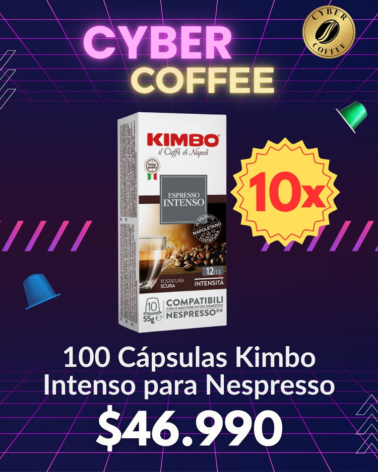 100 Cápsulas Kimbo Intenso