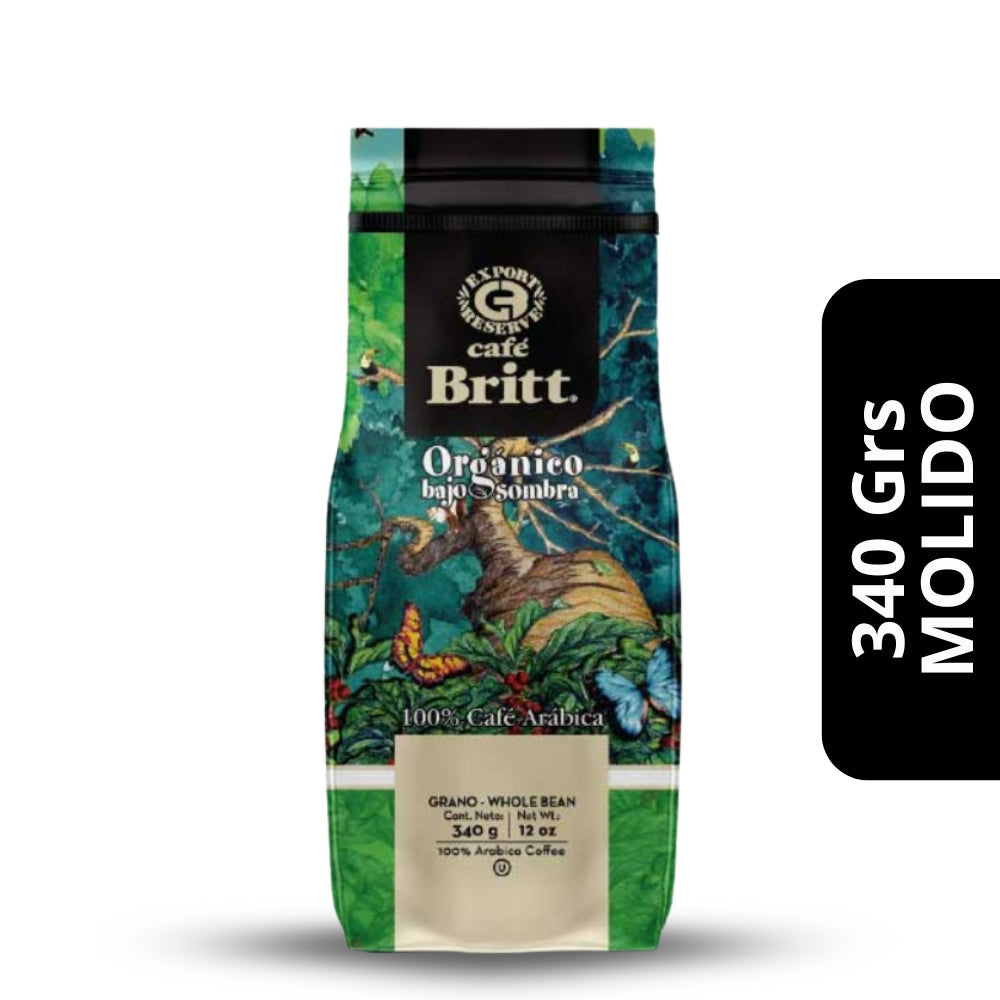 Café Britt Orgánico Bajo Sombra 340grs