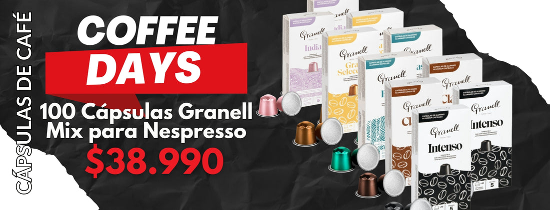 100 Cápsulas Granell para Nespresso