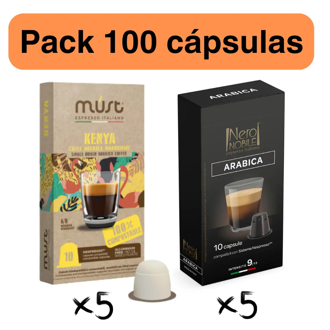 Pack Espresso 100 càpsulas Nespresso®