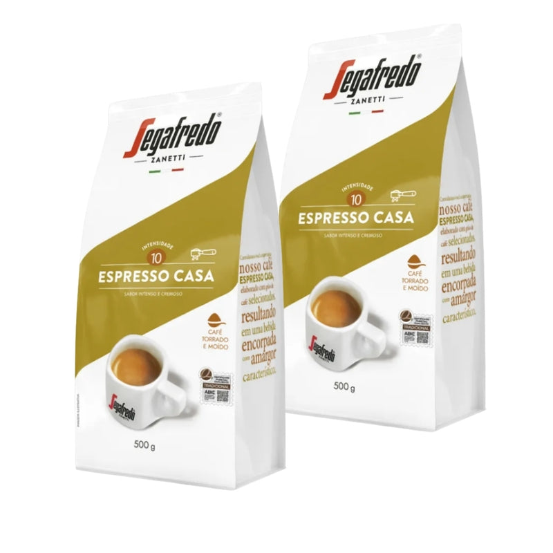 2x - Café Segafredo Espresso Casa Molido 250grs