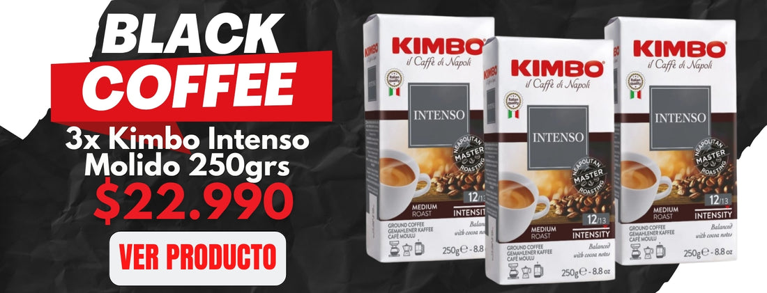 3x Kimbo Molido Intenso 250grs