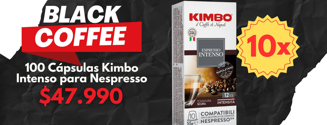 100 Kimbo Intenso Cápsulas Nespresso