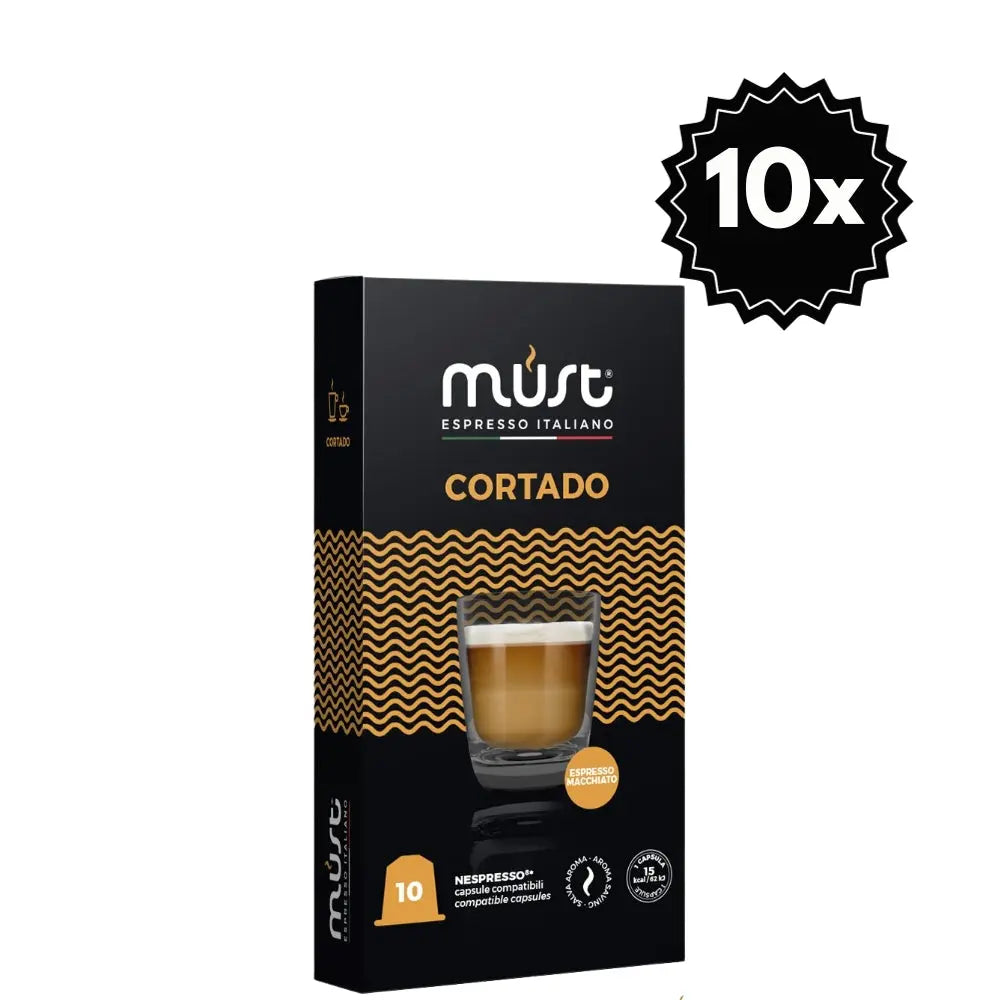 100 Cápsulas Must Cortado cápsulas para Nespresso