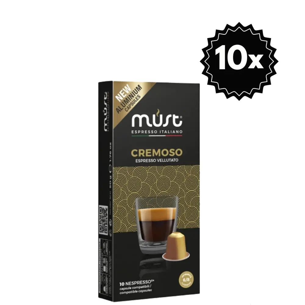 100 Cápsulas Must Cremoso cápsulas para Nespresso