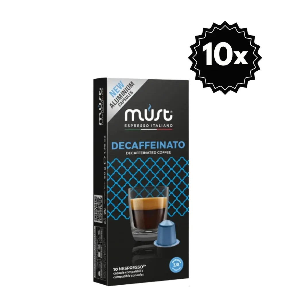 100 Cápsulas Must Decaf cápsulas para Nespresso