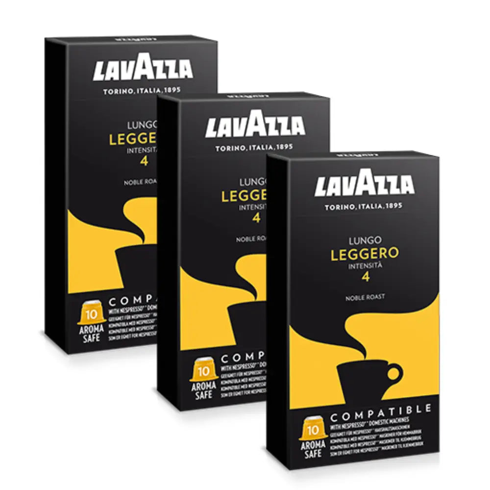 3X - Lavazza Lungo Leggero cápsulas Nespresso