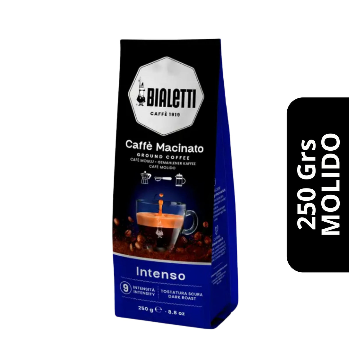 Café Molido Bialetti Intenso 250grs