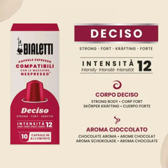 Café Bialetti Deciso cápsulas para Nespresso