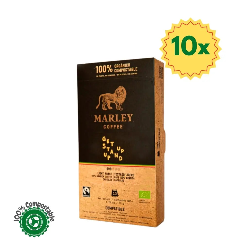 100 Marley Coffee Get Up Stand Up Cápsulas Nespresso