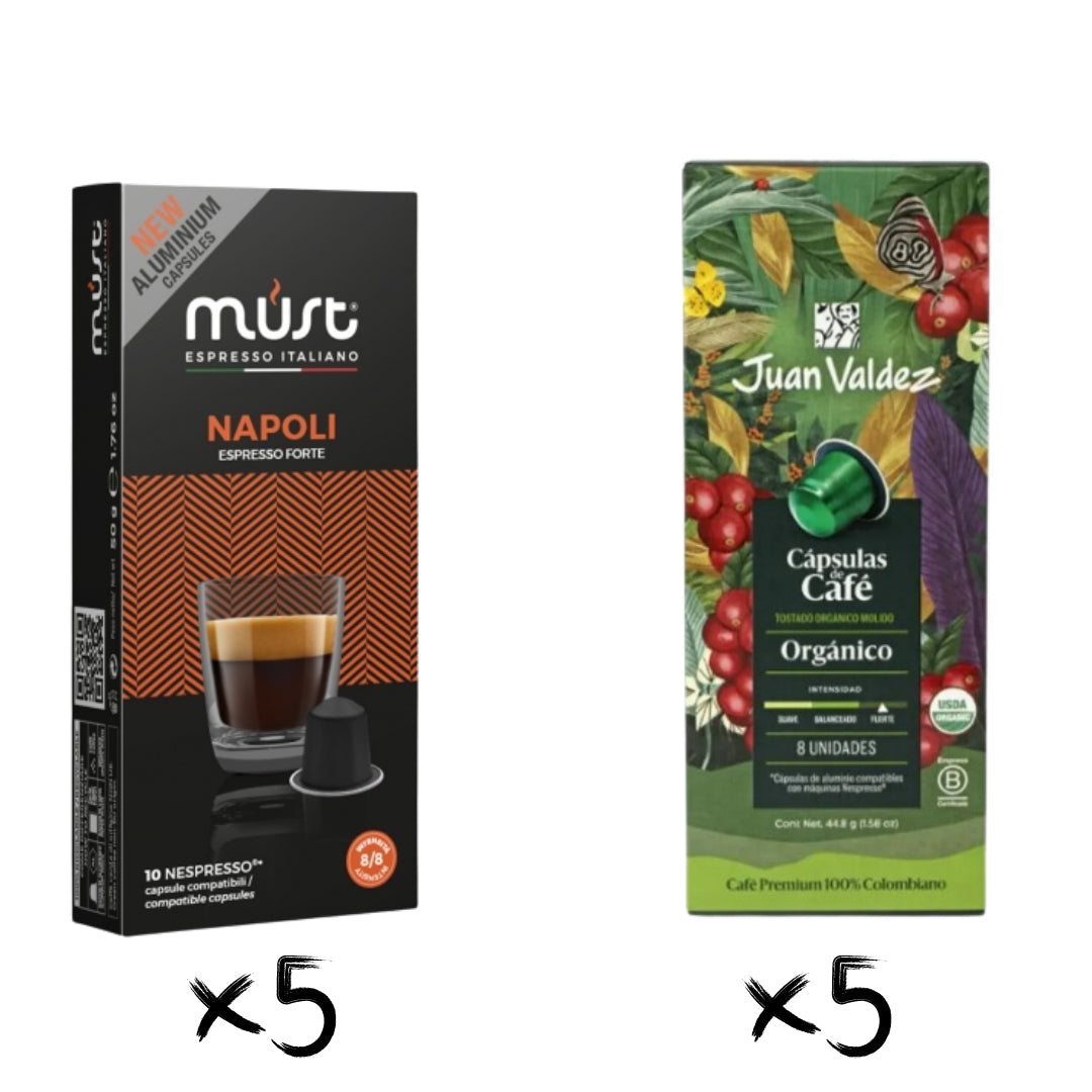 Pack Espresso Intenso 10 Cajas Cápsulas Nespresso