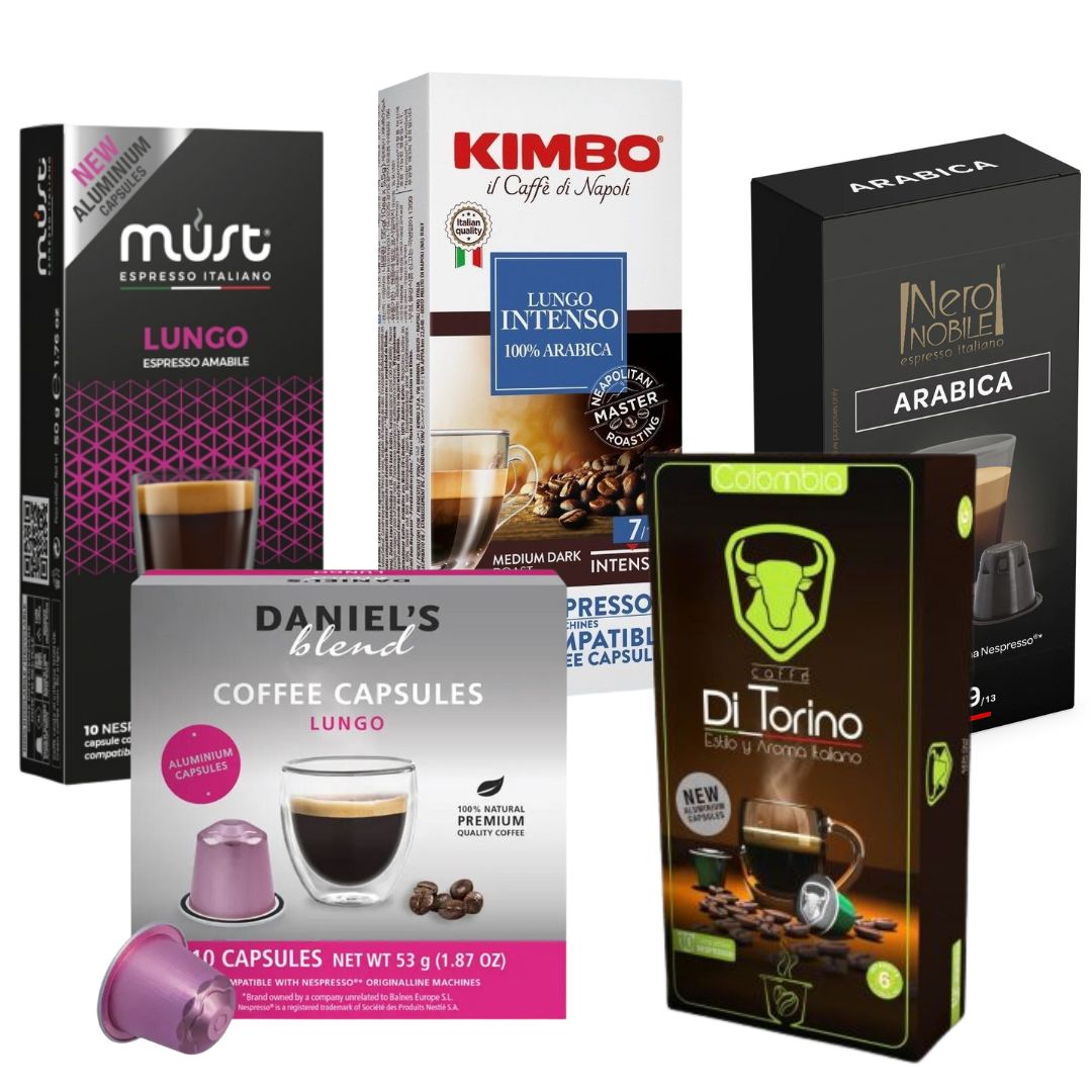 Pack Lungo Espresso 50 Cápsulas Compatibles Nespresso®| Coffeelovers ...