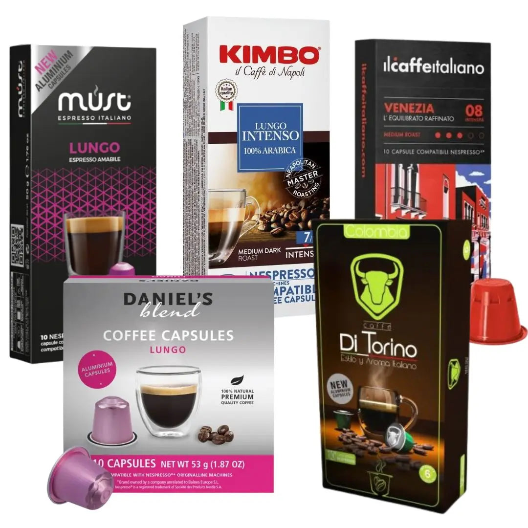 Pack Lungo Espresso 50 Cápsulas Compatibles Nespresso®