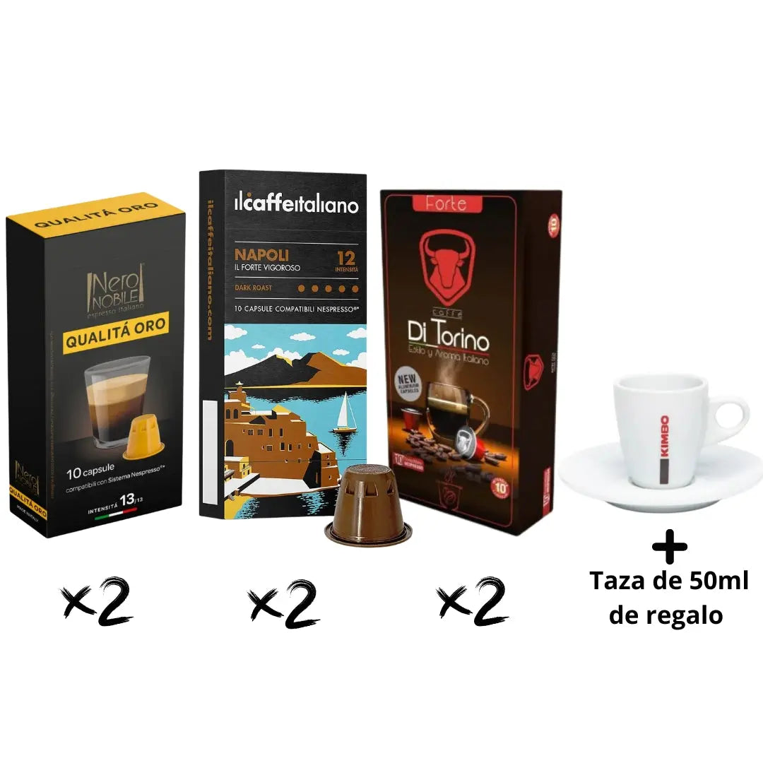 Pack Intenso 60 Cápsulas compatibles Nespresso®