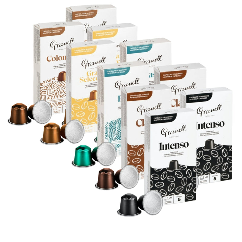 100 Cápsulas Mix Café Granell para Nespresso®