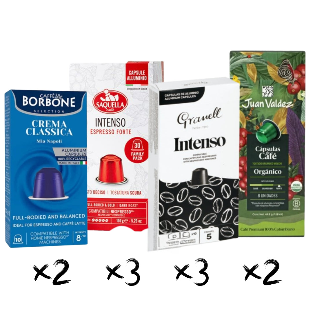 Pack Mix Intensidades 10 Cajas Cápsulas Nespresso®